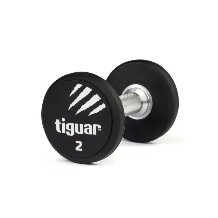 Hantel tiguar 2 kg w powłoce poliuretanowej